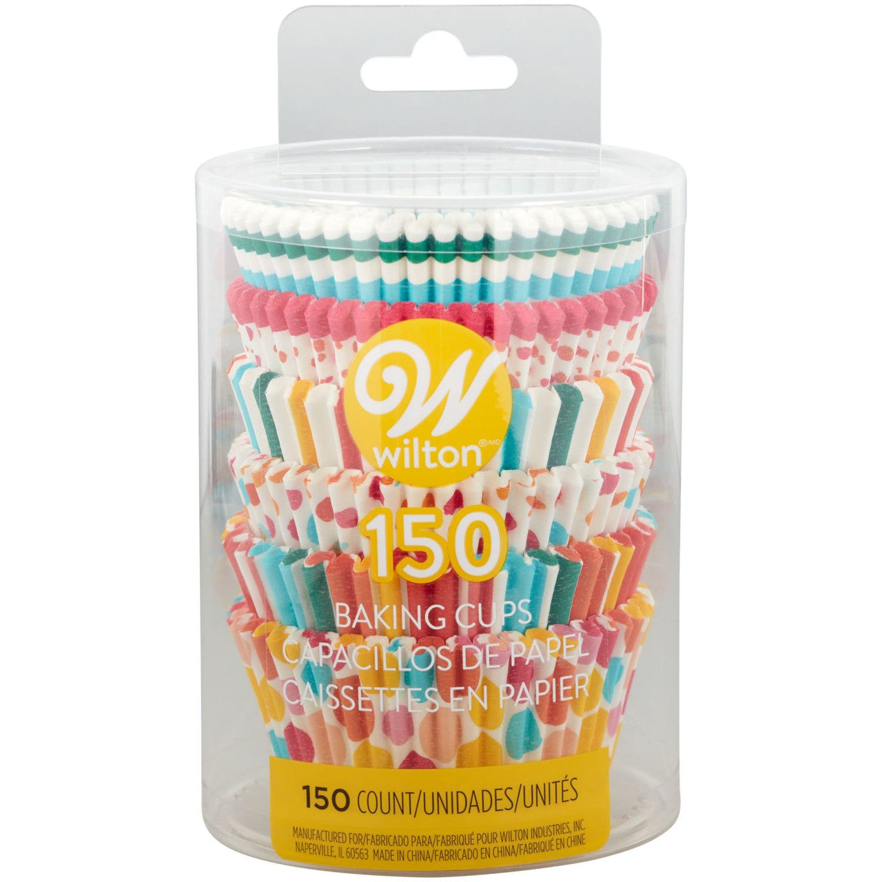 Rainbow, Striped and Polka Dot Standard Baking Cups