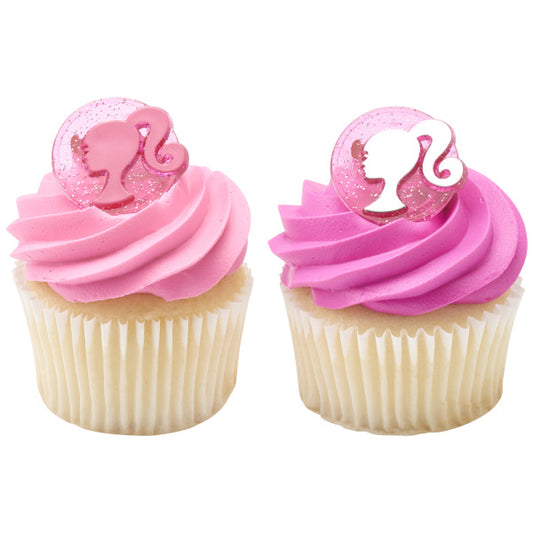 Barbie™ Silhouette Cupcake Rings