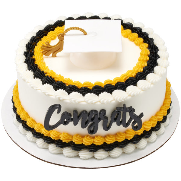 White Grad Cap With Tassel