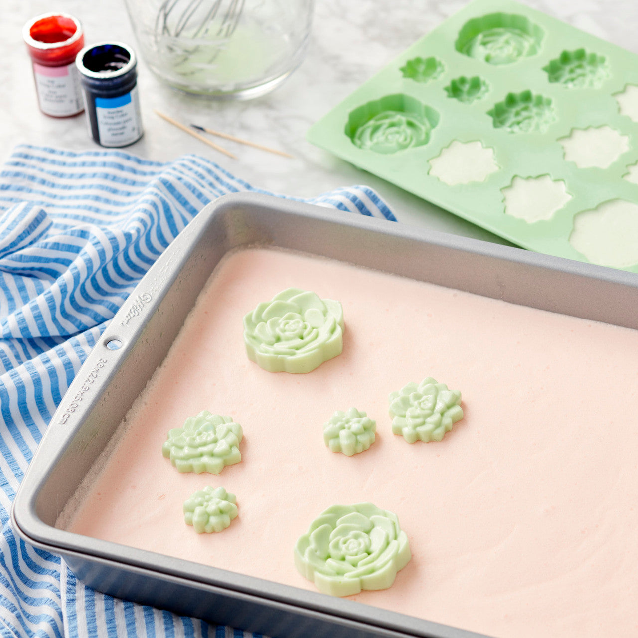 Succulents Silicone Candy Mold