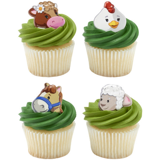 Fisher-Price™ Little People™ Farm Animal Friends Cupcake Rings