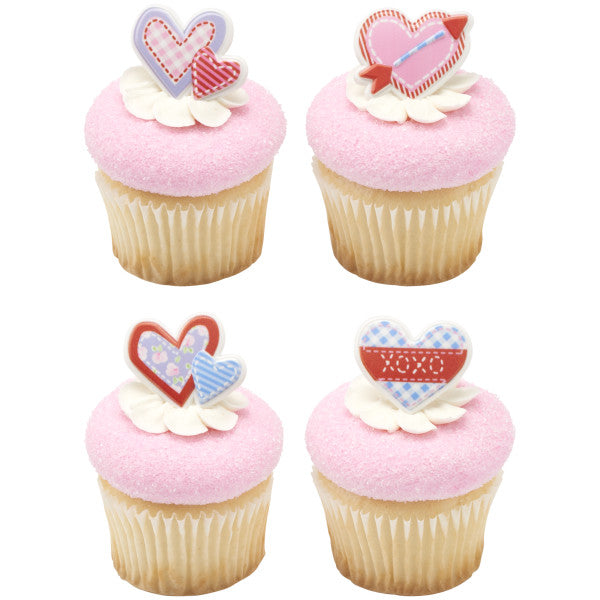 Cross My Heart Cupcake Rings