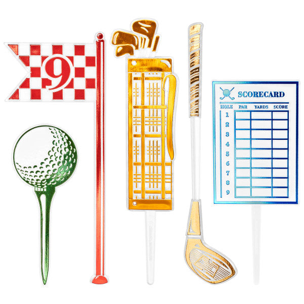 Golf Cake Topper Kit
