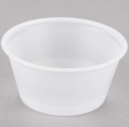 Clear Plastic Souffle / Cup and  Lid