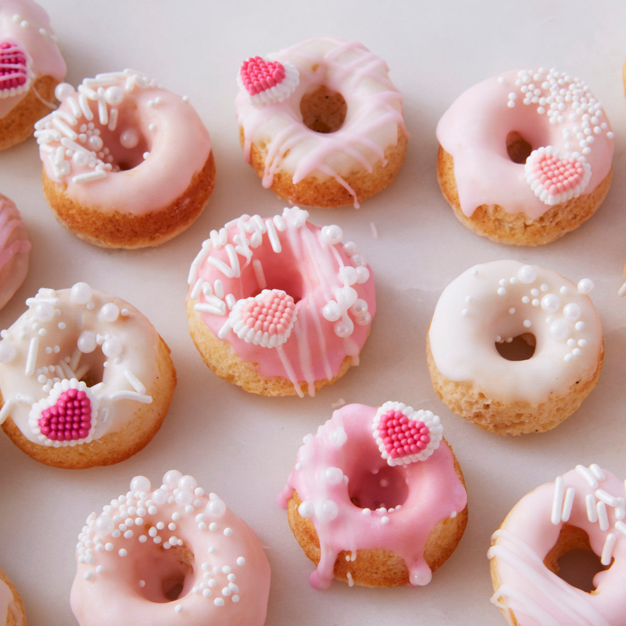 Mini Heart Icing Decorations