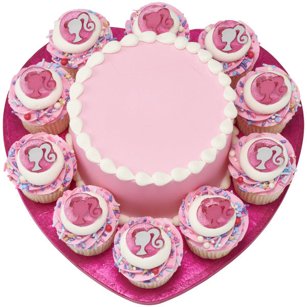 Barbie™ Silhouette Cupcake Rings