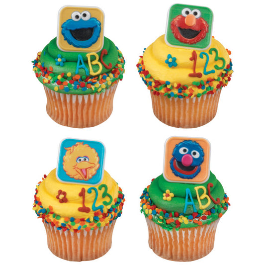 Sesame Street® Bright & Fun Cupcake Rings