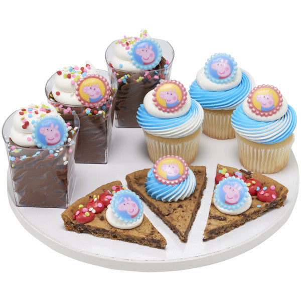 Peppa Pig Cupcake Rings