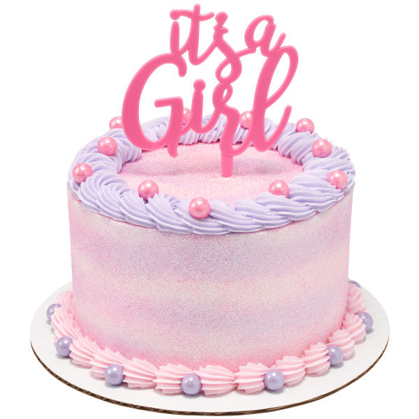 It's a Girl Cake Topper