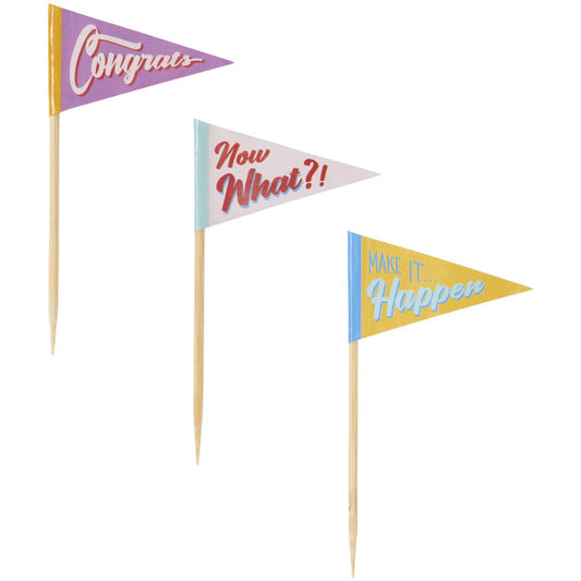 Pennant Assortment Cupcake Picks