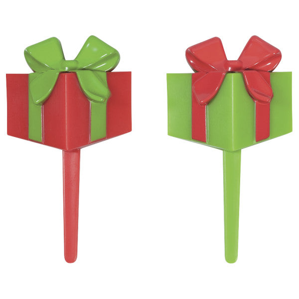 Holiday Gifts Cupcake Picks