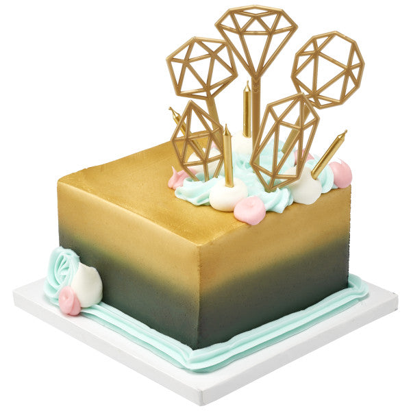Gold Geometric Cake Kit