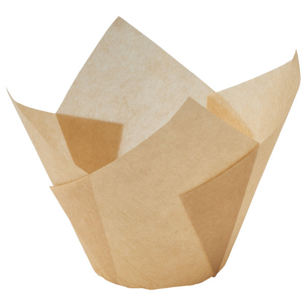 Natural Tulip Baking Cups