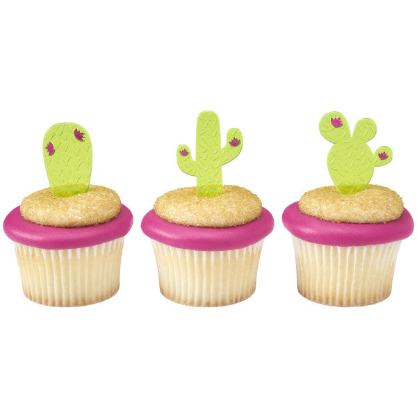 Cactus Assortment Cupcake Picks