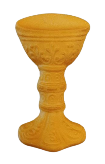 Gold Chalice Sugar Decor