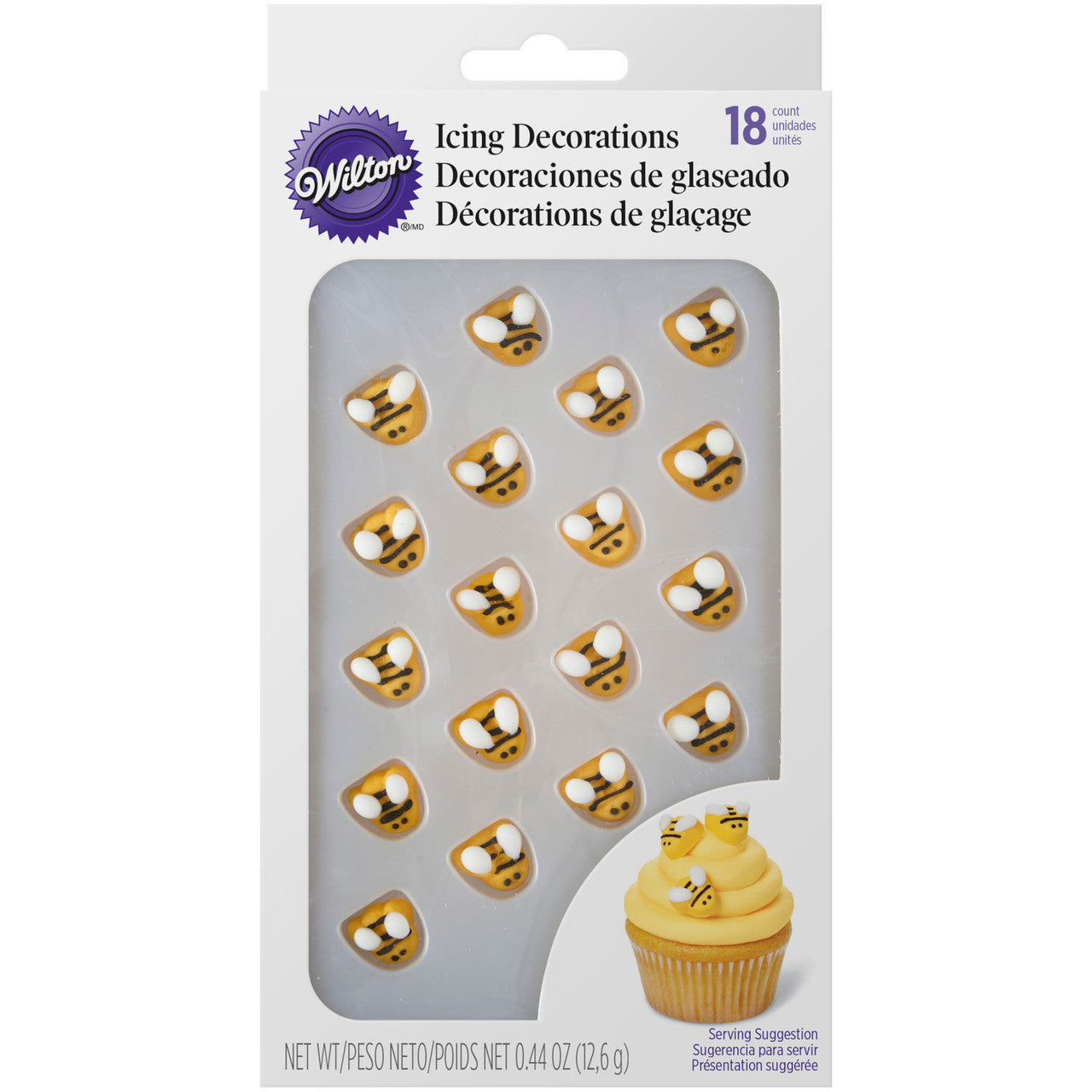 Bumble Bee Icing Decorations, Yellow
