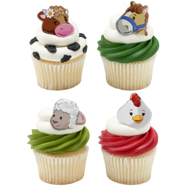 Fisher-Price™ Little People™ Farm Animal Friends Cupcake Rings