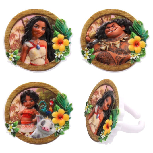 Disney's Moana 2 Together Again Cupcake Rings
