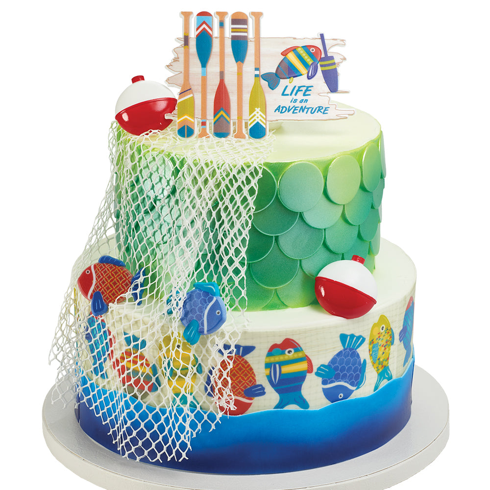 Urban Adventures Fishing Cake Topper