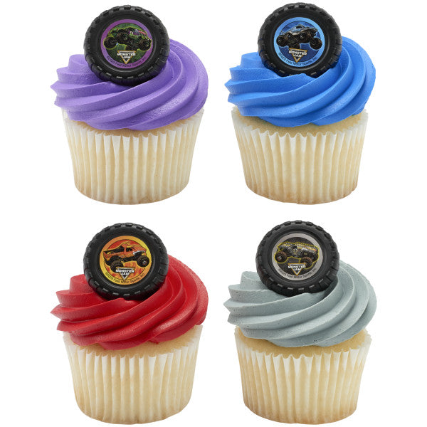 Monster Jam® Car Crushing Cupcake Rings