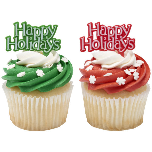 Holiday Tidings Cupcake Picks