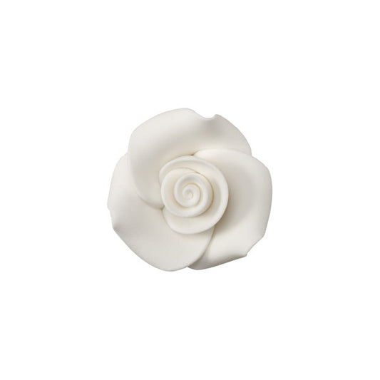 White 1" Rose