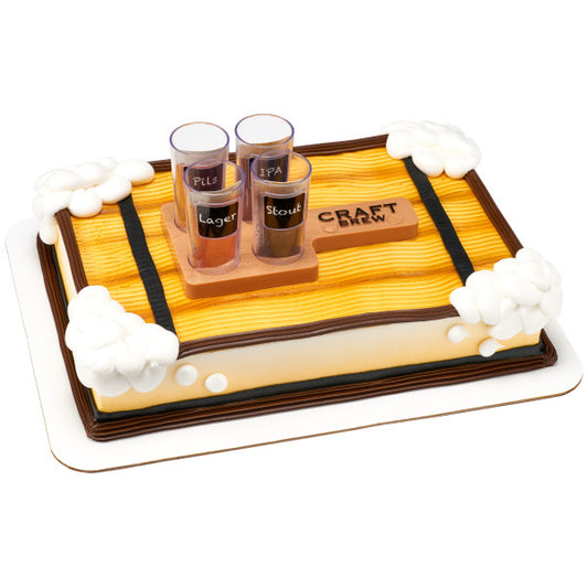 Craft Brew Flight Cake Topper