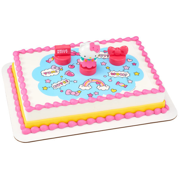 Hello Kitty Stamper Cake Topper Set
