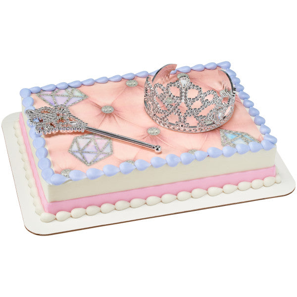 Crown and Scepter Cake Topper