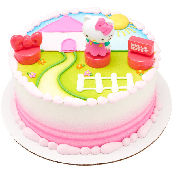 Hello Kitty Stamper Cake Topper Set
