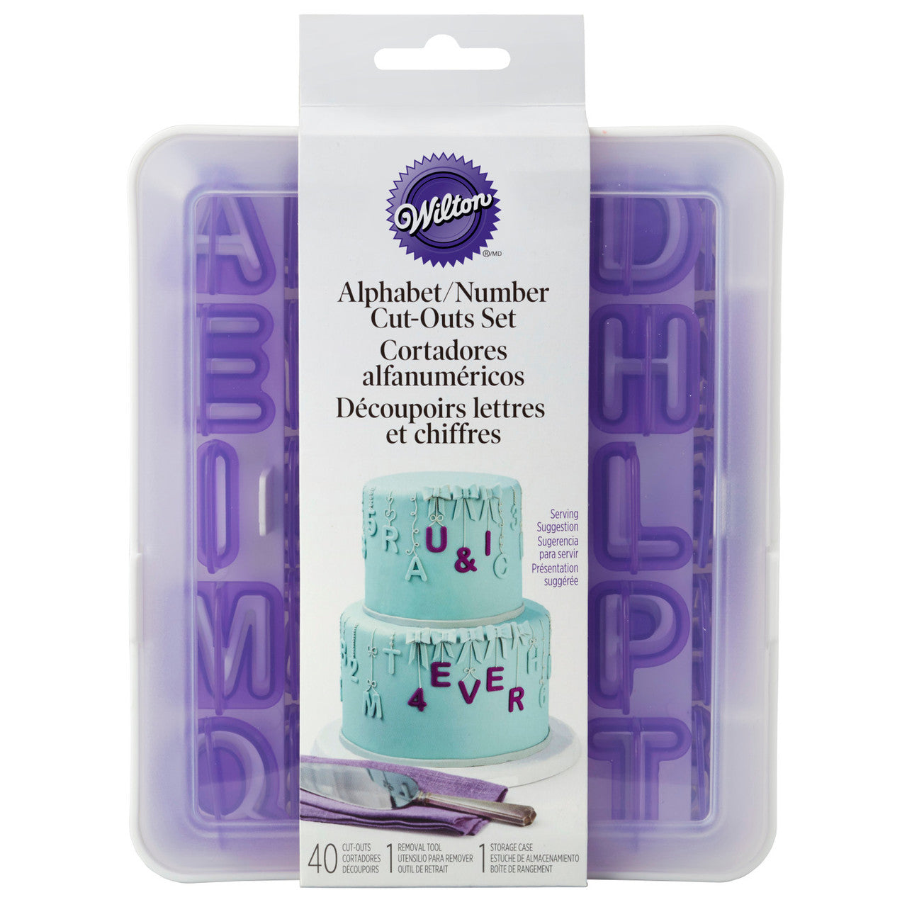 Fondant Letter & Number Cutters Set