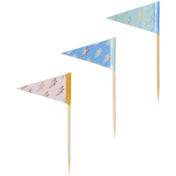 Pennant Assortment Cupcake Picks