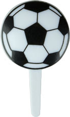 Soccer Ball Picks - Black & White