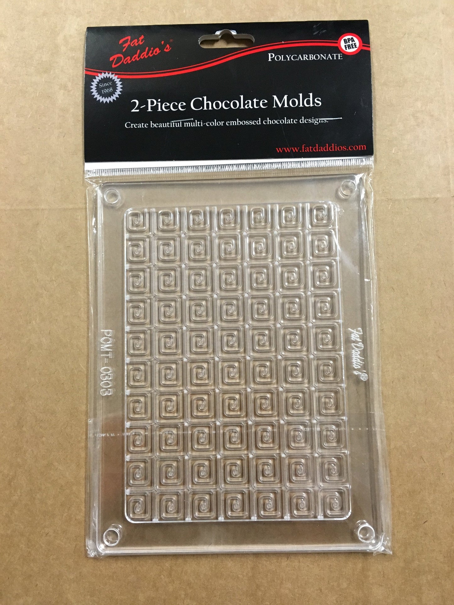 FD 2 Piece Chocolate Molds