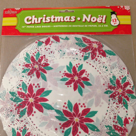 Christmas doilies