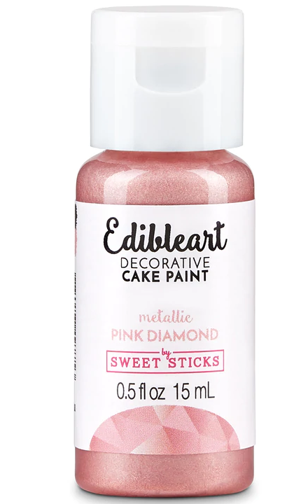 Edibleart Decorative cake paint Metallic Pink Diamond