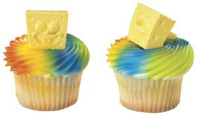 SpongeBob SquarePants 3D Icon Cupcake Rings