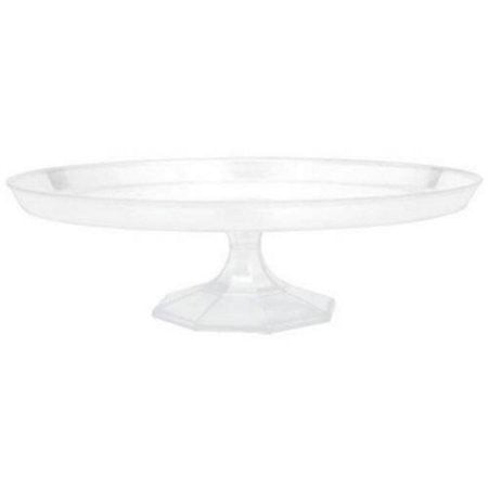 Clear Plastic Dessert Stand - Large