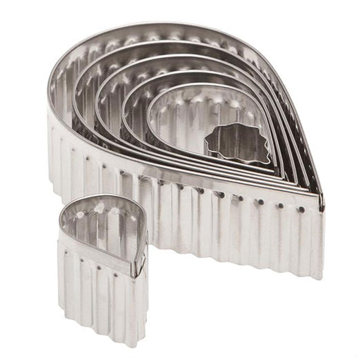 Teardrop Fluted 7pc Cutter Set