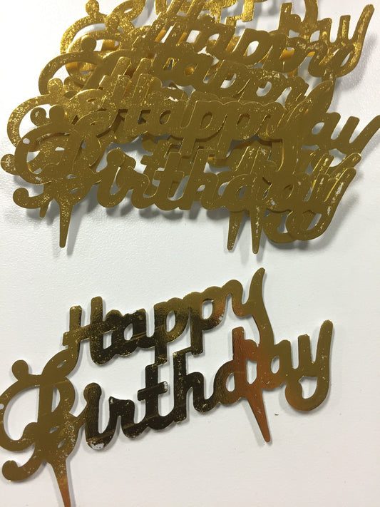 Happy Birthday Gold