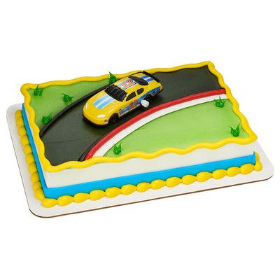 Friday Night Speedway Cake Topper