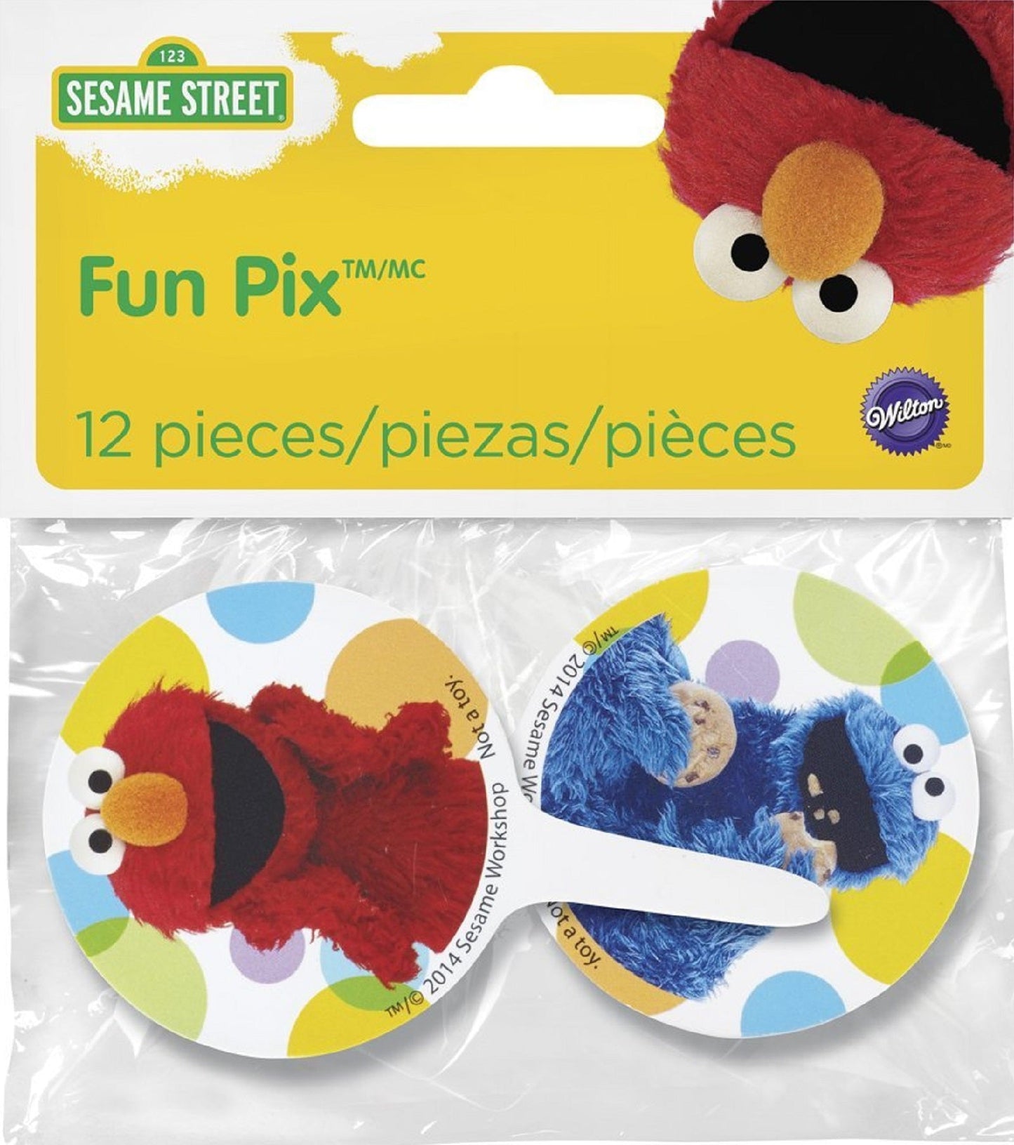 Sesame Street Cupcake Toppers