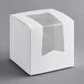 White Window Cupcake Box 4 1/2"