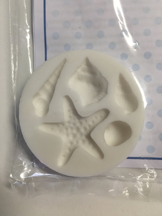 Starfish & Shells Silicone Mold