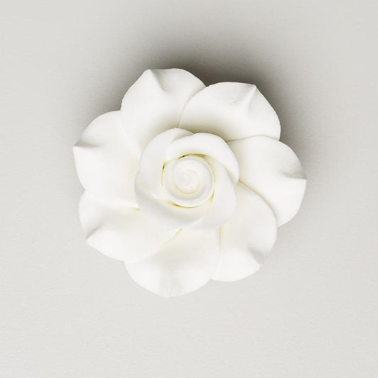 3" GARDENIA - LARGE - WHITE