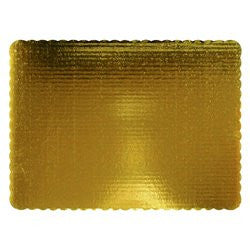 Gold Scalloped Rectangle Boards