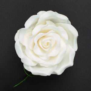 Elegance Gumpaste Small Rose - White