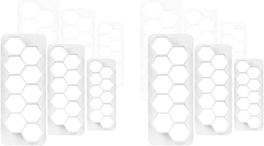 Hexagon Shape Grid 3 Cutter Pack
