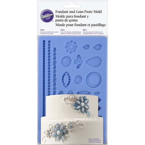 Wedding Jewelry Fondant Mold