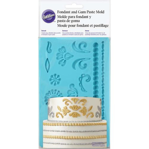 Damask Fondant an Gum Paste Mold